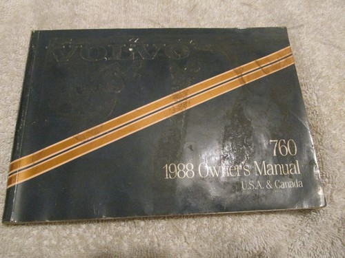 Vintage oem factory 1988 - 1988, volvo