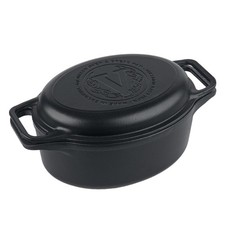 6-Quart Cast Iron Oval Dutch