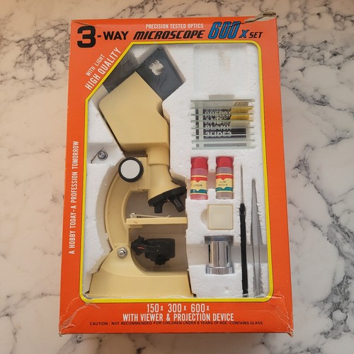 Way microscope set vintage - 3-way,