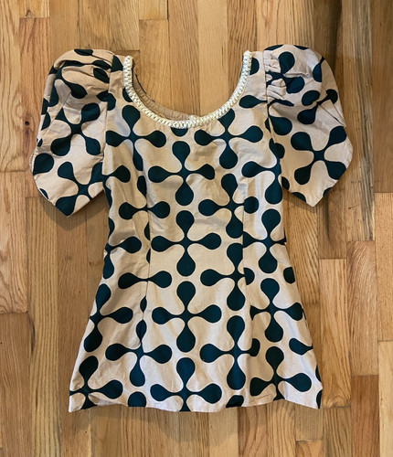 Handmade vintage beige green - vintage, beige/green