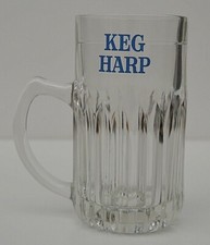 TRUE VINTAGE!   KEG HARP HALF PINT GLASS 1970s 'ER 478' BEAUTIFULLY CLEAN CONDIT