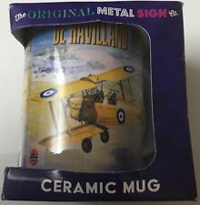De Havilland Tiger Moth Ceramic Mug British BiPlane Aircraft