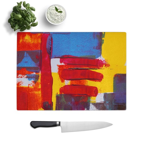 Abstract art glass chopping - art,
