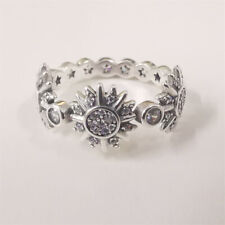 Ring 50/52/54/56/58 Pandora ALE S925 Silver Sparkling Triple Sun