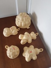 Vintage Brown And Polson Blancmange Jelly Moulds Set Of 5 *