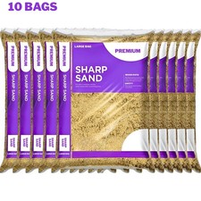 Pack of 10 Sharp Sand Bulk