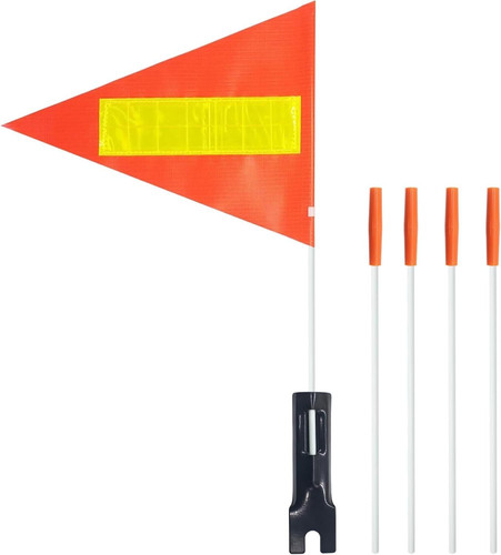 Bike safety flag high - safety,