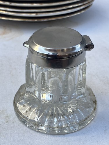 Vintage cut glass single - cut,