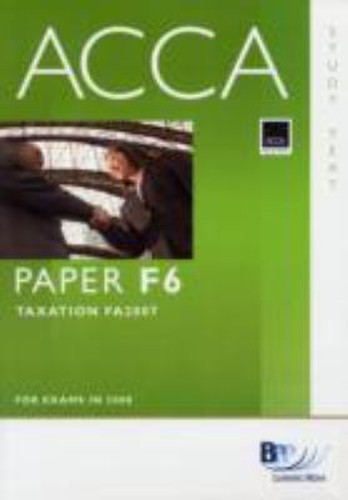 Acca new syllabus f6 tax - acca,