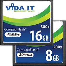 Vida 8GB-16GB Compact Flash CF