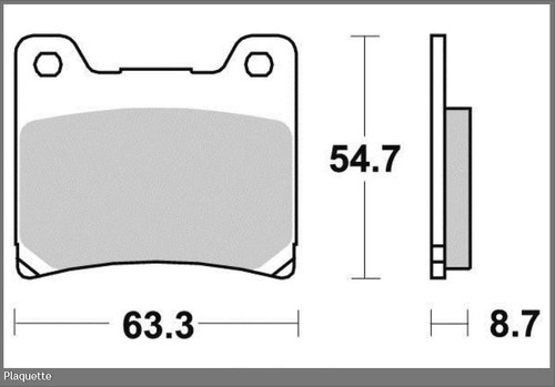 Set rear brake - rear,