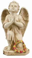 16" Resin Praying Angel Grave