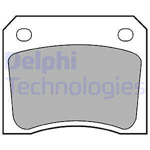Lp133 delphi brake pad set - lp133,