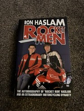 Signed Ron And Leon Haslam Autobiography Book Rocket Men Paperback