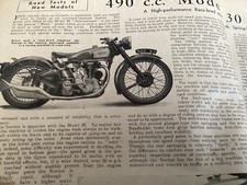 NORTON MODEL 30 TEST period