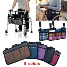 Wheelchair Bag Large Side Bag Mobility Scooter Aid Pannier Accessories Basket