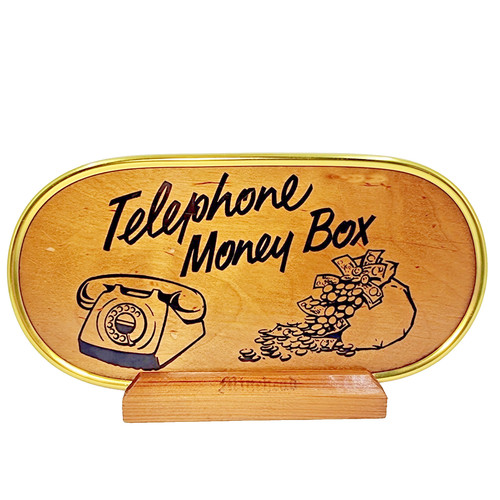 Telephone money box rare - money,