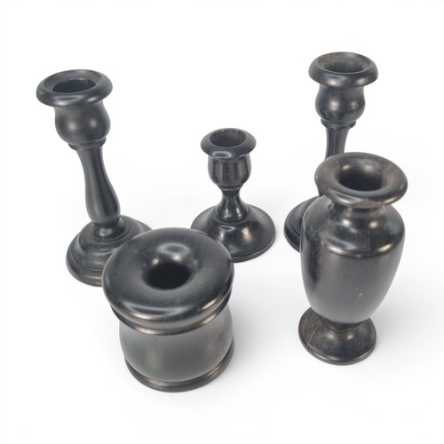 Antique black ebony wood - ebony,