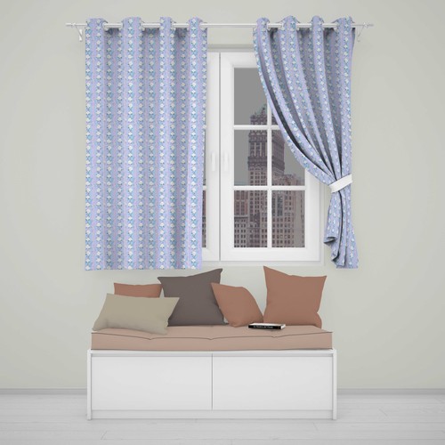 Blackout eyelet curtains - eyelet,