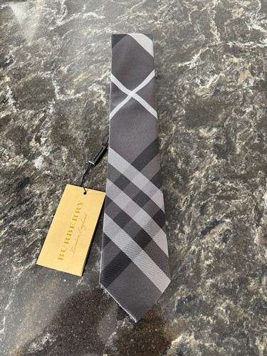 Burberry silk neck tie - burberry,