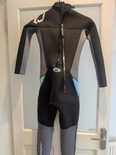 Wetsuit Osprey Womens Origin 3mm  Full Length Summer Neoprene Wetsuit, Black