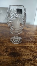 Royal Doulton Crystal Hurricane Candle Lamp.   Hand Cut