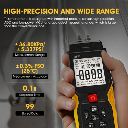 Digital manometer air pressure - manometer,