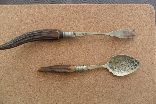 Vintage jam spoon pickle - &,