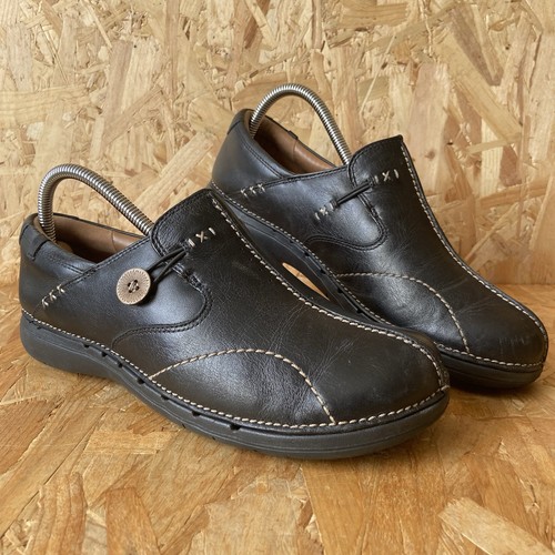Clarks loop black leather - clarks,