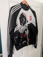 adidas Men's Star Wars Storm Trooper Jacket Size Large Zip