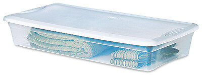 Underbed storage box clear - storage, box,