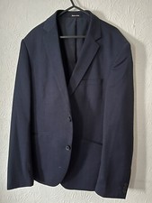 mens navy blue suit jacket size 42s