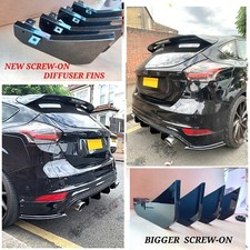 Fits"FORD FOCUS 2015-2018 ST LINE ZETEC S Diffuser fins, focus ST Line DIFFUSER,