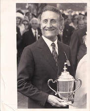 Dr Carlo Vittadini Photo Owner of Grundy 26th July 1975 Horse Racing Photograph