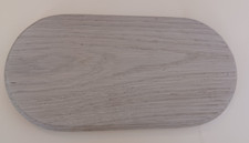 Oval blank solid  Wooden Plaque Door Sign ready for your own decoration