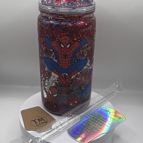 Spider man red blue - lava, flow