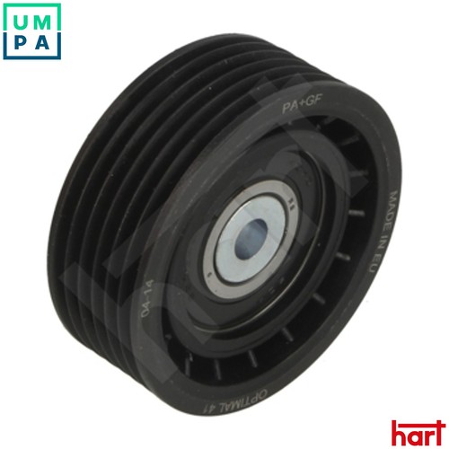 Deflectionguide pulley vribbed - deflectionguide,