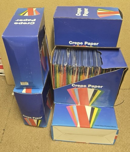 Job lot crepe paper - crepe, 6