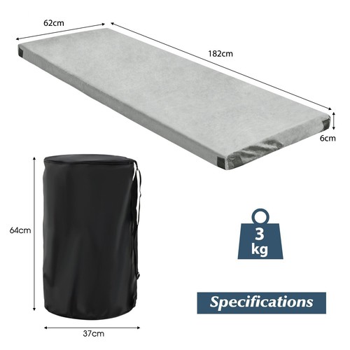 Folding camping memory foam - folding,