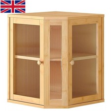 Large Bamboo Wood Bread Bin