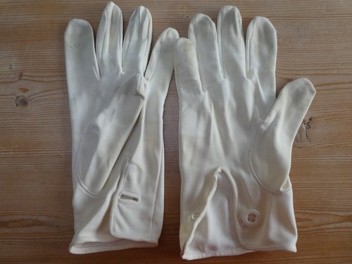 Masonic old white - old, gloves