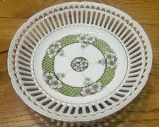 Antique Porcelain Ribbon Bowl
