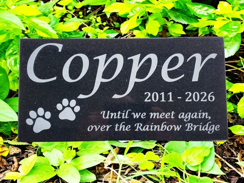 Pet memorial grave stone - pet,