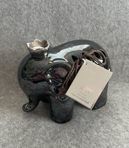 Black iridescent pot pourri - black,