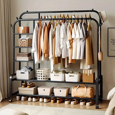 Heavy Duty Double Clothes Rail