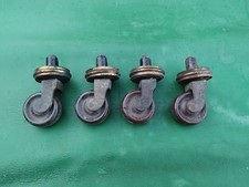 Set of 4 Victorian castors