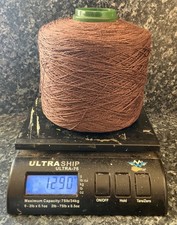 Spun polyester dark brown - polyester,