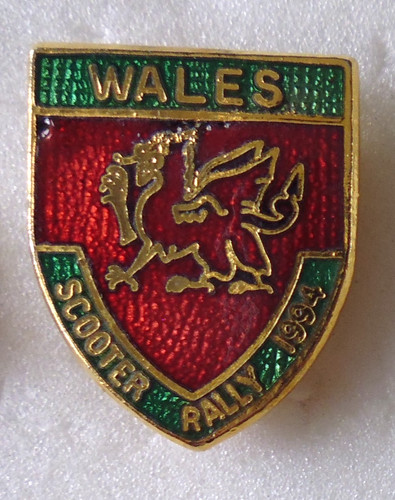 Scooter rally enamel - enamel, badge