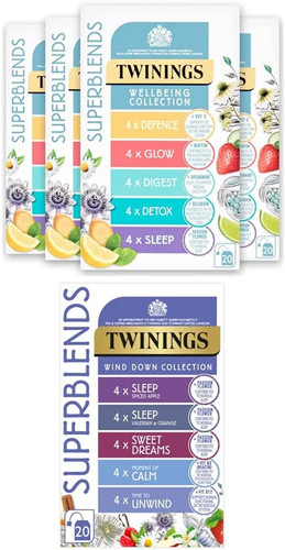 Twinings superblends wellbeing - twinings,