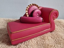 Bratz Movie Star Mansion Sofa Couch Chair, Chaise Lounge Furniture With Cushions